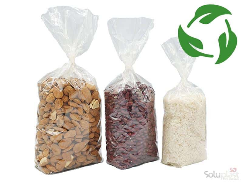 Sacs de conservation des aliments compostables